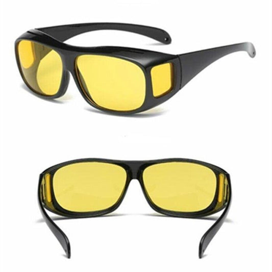 Pack Of 2 HD Night Vision Glasses for Night Driving Protective Eyewear Anti Glare and Sunglasses